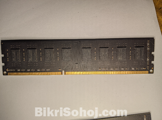 Dual ADATA 4GB 1600MHz DDR3 RAM Sticks (Used)